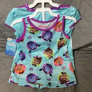Disney's Vampirina Toddler Girl Tops & Shorts Paja